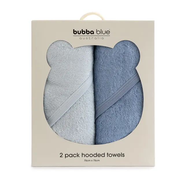 Bubba Blue Sundae Hooded Towels — 2 Pack